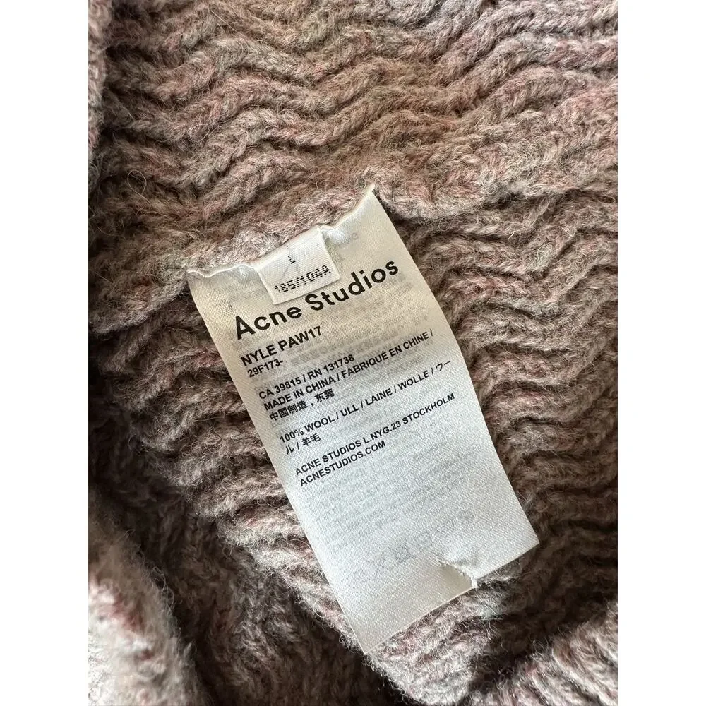 Acne Studios Zig Zag Wool Sweater